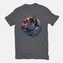 Crow From The Underworld-Unisex-Basic-Tee-glitchygorilla