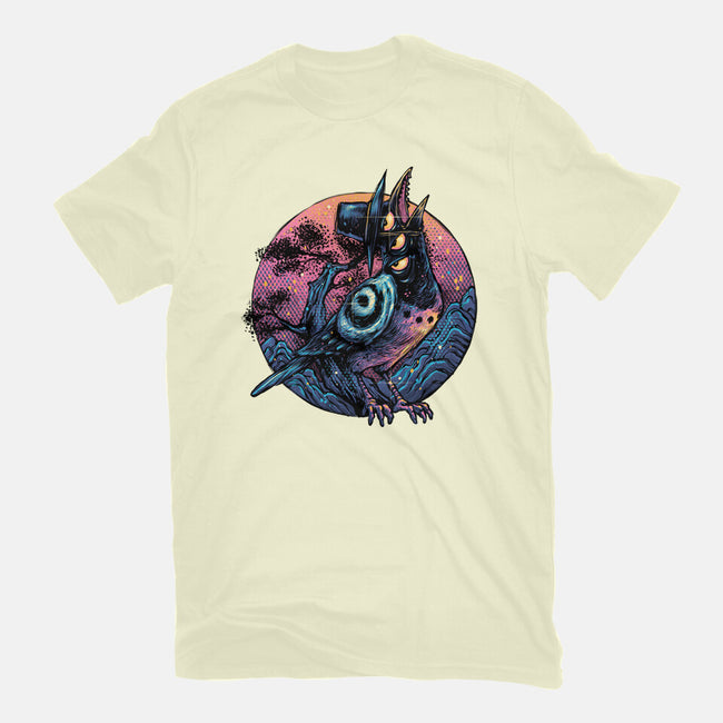 Crow From The Underworld-Mens-Basic-Tee-glitchygorilla
