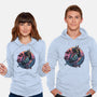 Crow From The Underworld-Unisex-Pullover-Sweatshirt-glitchygorilla