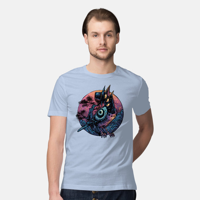 Crow From The Underworld-Mens-Premium-Tee-glitchygorilla