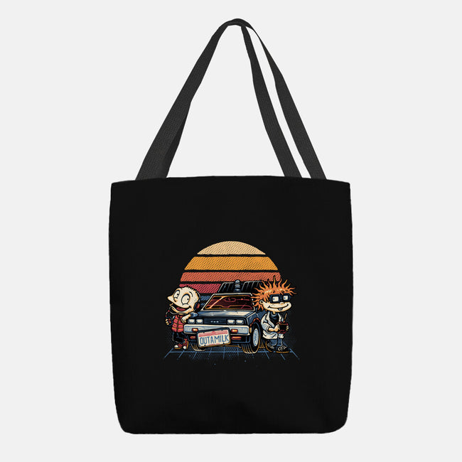 Outamilk-None-Basic Tote-Bag-glitchygorilla