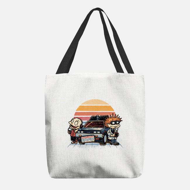 Outamilk-None-Basic Tote-Bag-glitchygorilla