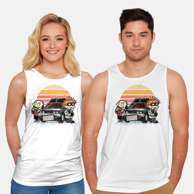 Outamilk-Unisex-Basic-Tank-glitchygorilla