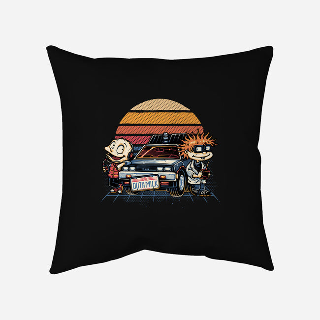 Outamilk-None-Removable Cover w Insert-Throw Pillow-glitchygorilla