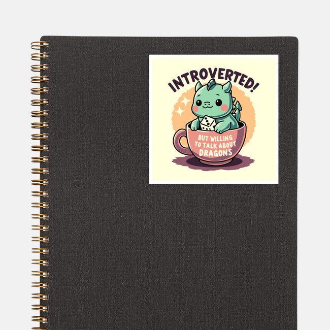 Willing To Talk About Dragons-None-Glossy-Sticker-FunkVampire