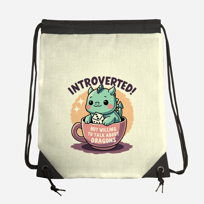Willing To Talk About Dragons-None-Drawstring-Bag-FunkVampire
