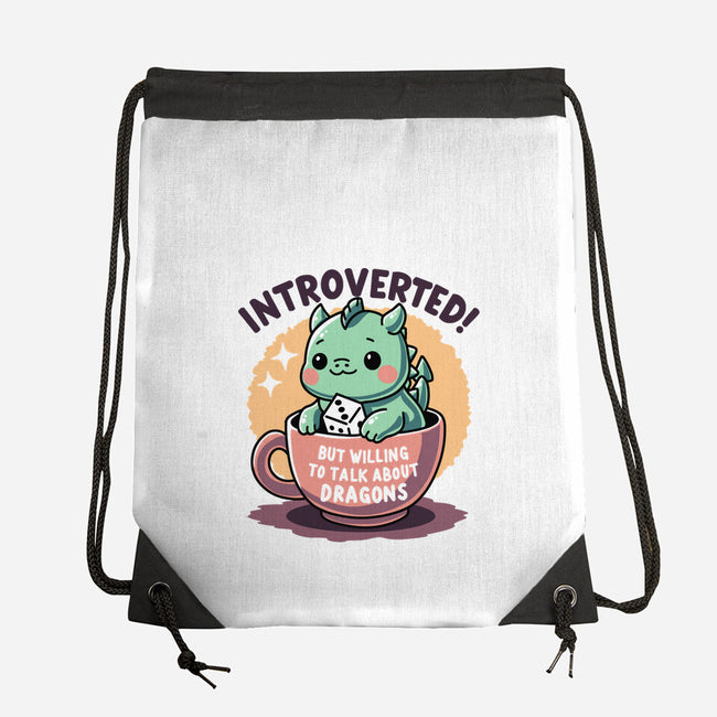 Willing To Talk About Dragons-None-Drawstring-Bag-FunkVampire