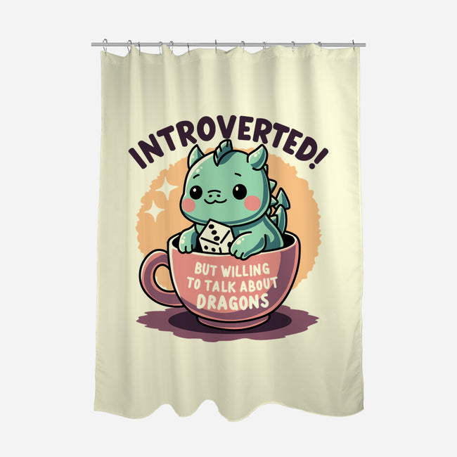 Willing To Talk About Dragons-None-Polyester-Shower Curtain-FunkVampire