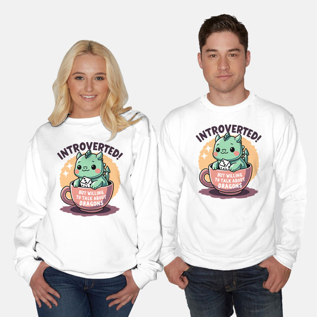 Willing To Talk About Dragons-Unisex-Crew Neck-Sweatshirt-FunkVampire
