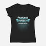 Procras Fest-Womens-V-Neck-Tee-Raffiti