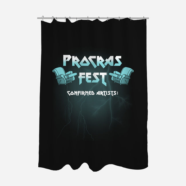 Procras Fest-None-Polyester-Shower Curtain-Raffiti
