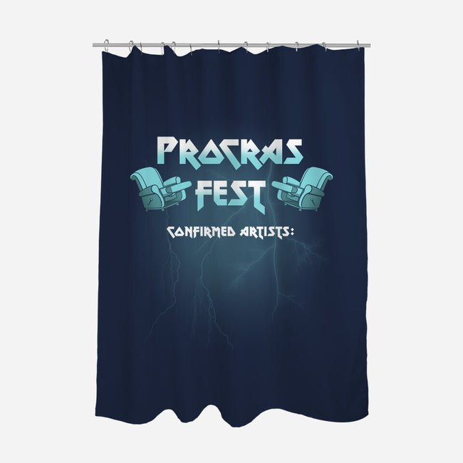 Procras Fest-None-Polyester-Shower Curtain-Raffiti