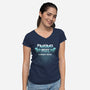 Procras Fest-Womens-V-Neck-Tee-Raffiti