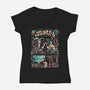 Flower Witches-Womens-V-Neck-Tee-Arigatees