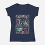 Flower Witches-Womens-V-Neck-Tee-Arigatees