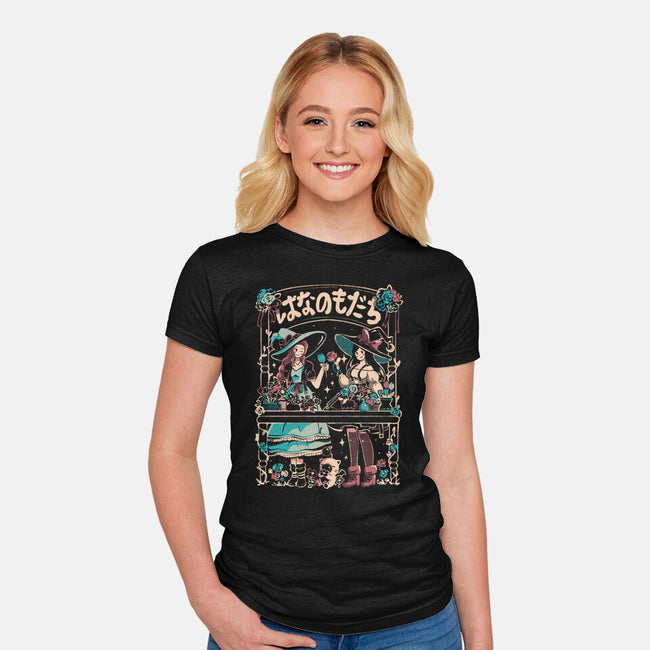 Flower Witches-Womens-Fitted-Tee-Arigatees