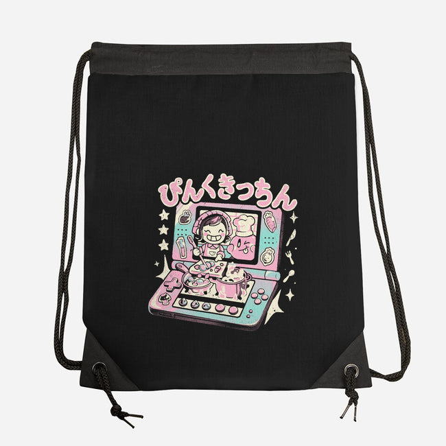 Pink Kitchen-None-Drawstring-Bag-Arigatees