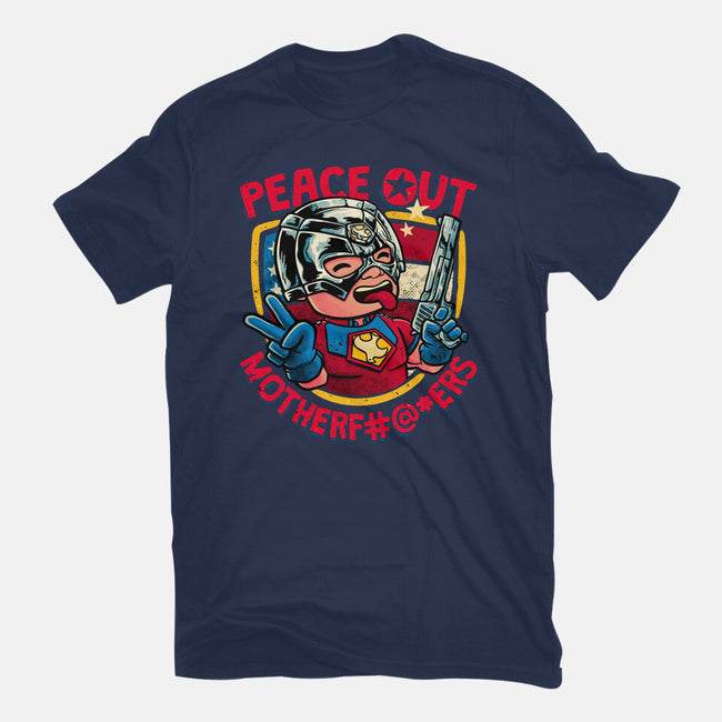 Peace Out-Womens-Fitted-Tee-teesgeex