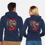 Peace Out-Unisex-Zip-Up-Sweatshirt-teesgeex