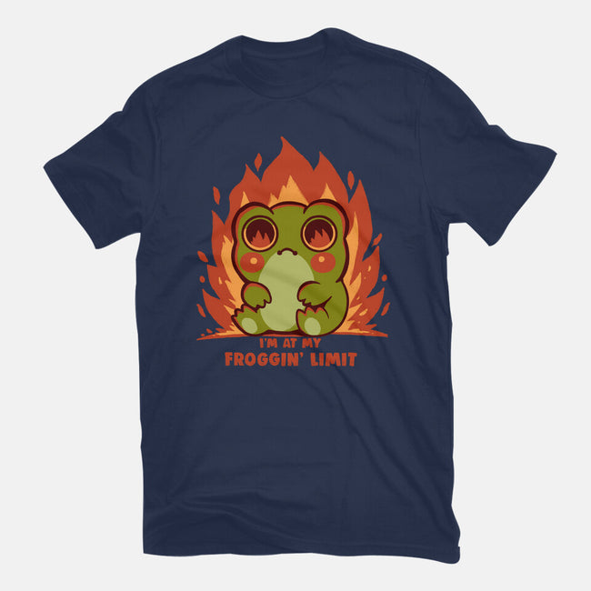 At My Froggin Limit-Youth-Basic-Tee-TechraNova