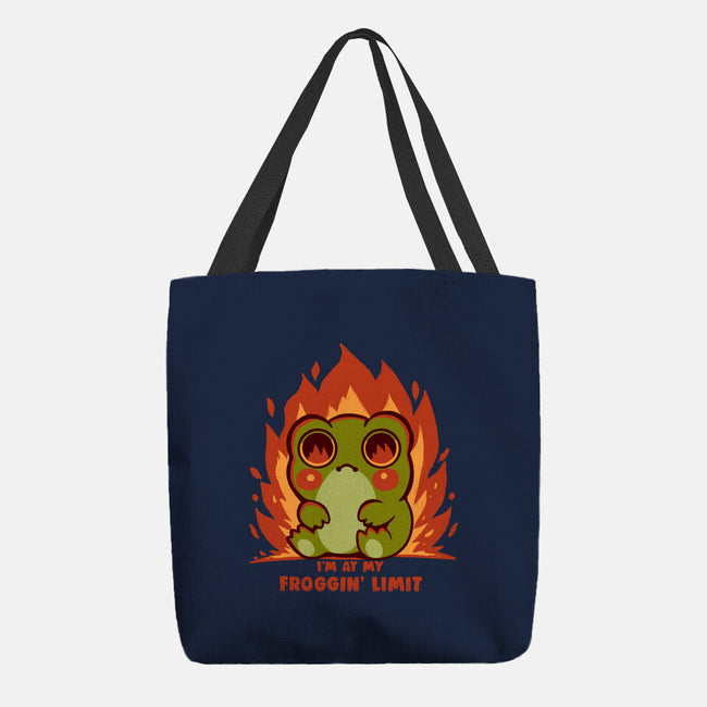 At My Froggin Limit-None-Basic Tote-Bag-TechraNova