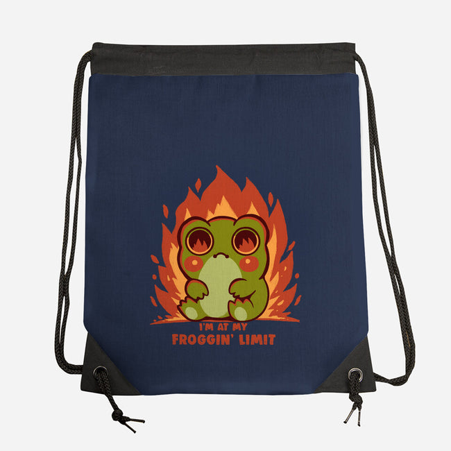 At My Froggin Limit-None-Drawstring-Bag-TechraNova