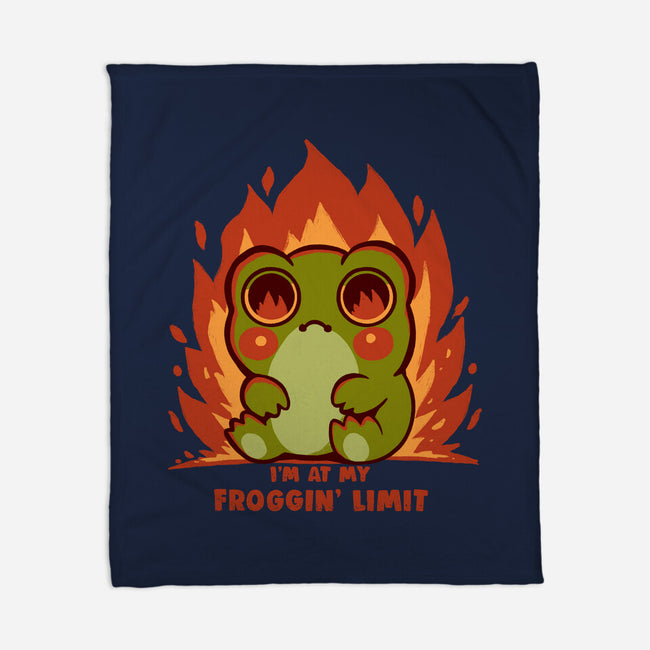 At My Froggin Limit-None-Fleece-Blanket-TechraNova