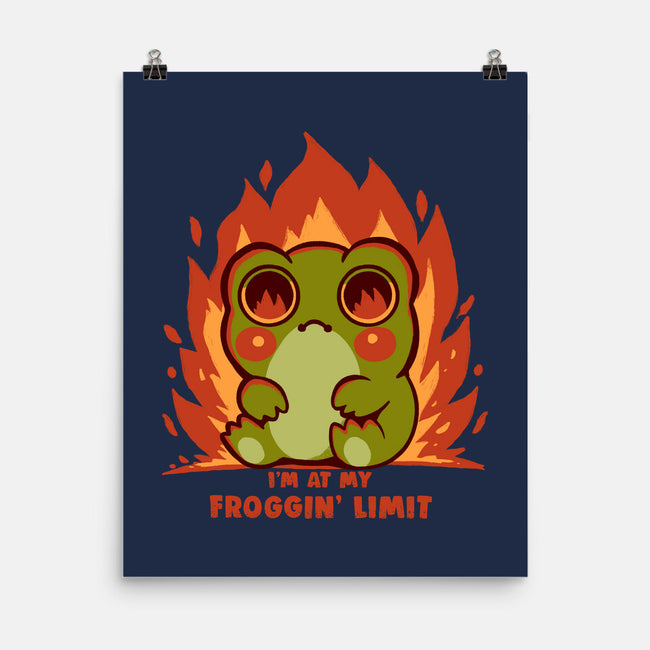 At My Froggin Limit-None-Matte-Poster-TechraNova