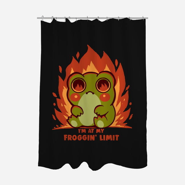 At My Froggin Limit-None-Polyester-Shower Curtain-TechraNova