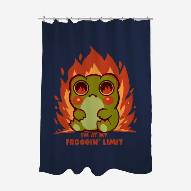At My Froggin Limit-None-Polyester-Shower Curtain-TechraNova
