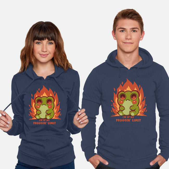At My Froggin Limit-Unisex-Pullover-Sweatshirt-TechraNova
