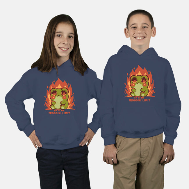 At My Froggin Limit-Youth-Pullover-Sweatshirt-TechraNova