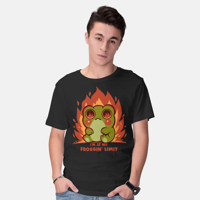 At My Froggin Limit-Mens-Basic-Tee-TechraNova