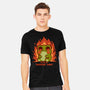 At My Froggin Limit-Mens-Heavyweight-Tee-TechraNova