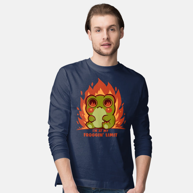 At My Froggin Limit-Mens-Long Sleeved-Tee-TechraNova