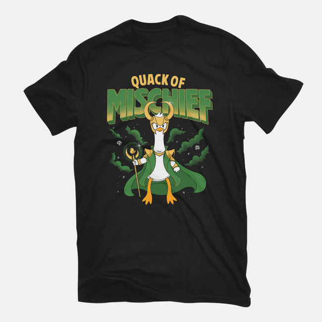 Quack Of Mischief-Womens-Fitted-Tee-Tri haryadi