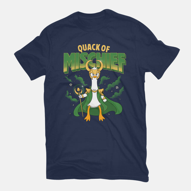 Quack Of Mischief-Womens-Fitted-Tee-Tri haryadi