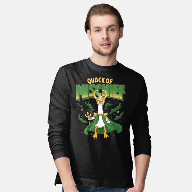 Quack Of Mischief-Mens-Long Sleeved-Tee-Tri haryadi