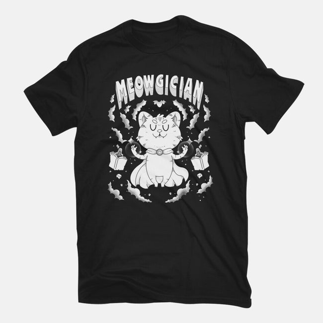 Meowgician-Womens-Fitted-Tee-Tri haryadi