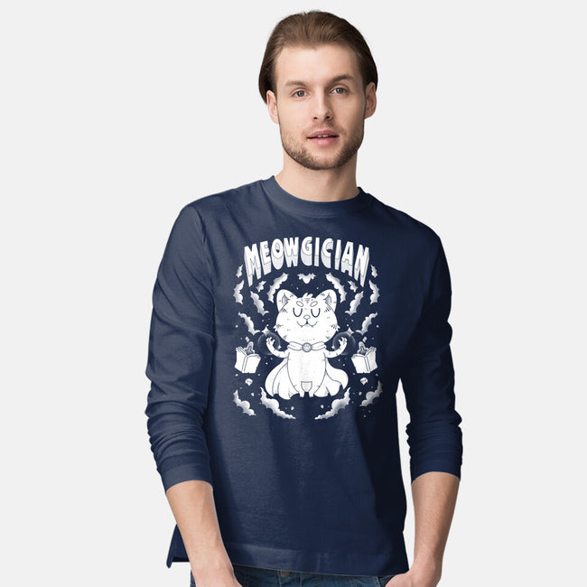 Meowgician-Mens-Long Sleeved-Tee-Tri haryadi