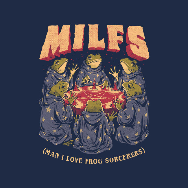 Man I Love Frog Sorcerers-Womens-Fitted-Tee-eduely