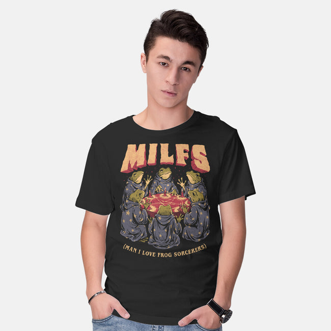 Man I Love Frog Sorcerers-Mens-Basic-Tee-eduely