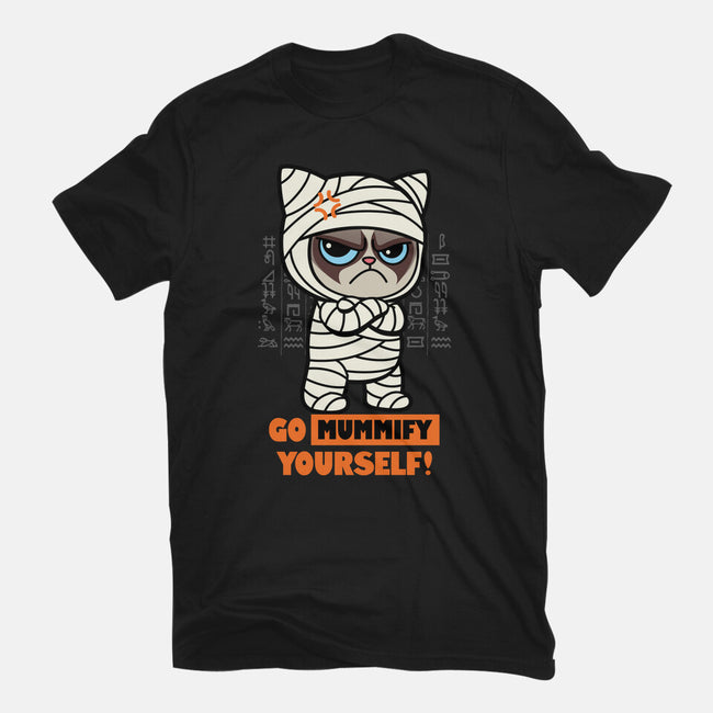 Grumpy Mummy-Womens-Fitted-Tee-Boggs Nicolas