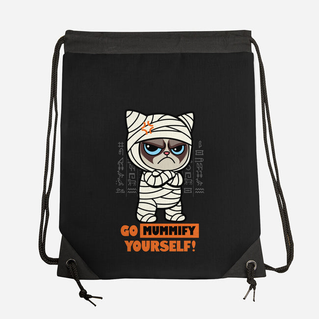 Grumpy Mummy-None-Drawstring-Bag-Boggs Nicolas