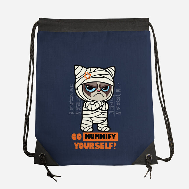 Grumpy Mummy-None-Drawstring-Bag-Boggs Nicolas