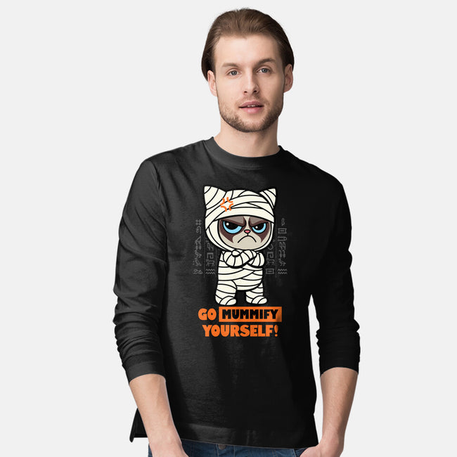 Grumpy Mummy-Mens-Long Sleeved-Tee-Boggs Nicolas