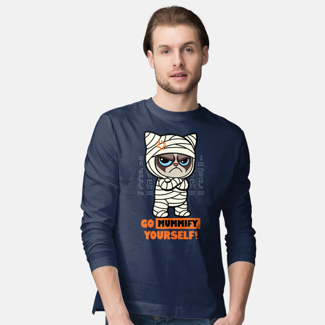 Grumpy Mummy-Mens-Long Sleeved-Tee-Boggs Nicolas