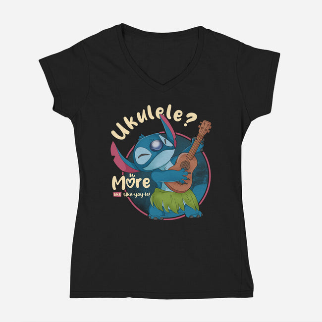 Uka Yay Le-Womens-V-Neck-Tee-hirolabs