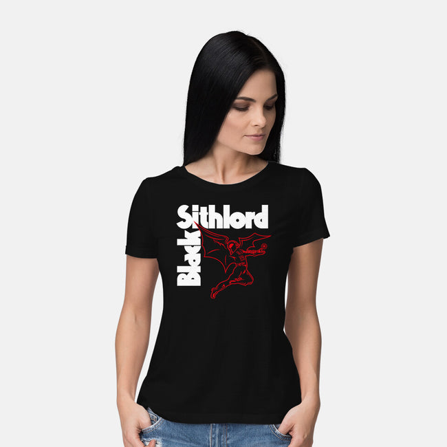 Black Sithlord-Womens-Basic-Tee-CappO