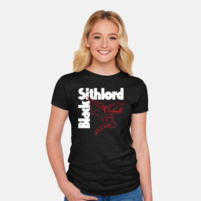 Black Sithlord-Womens-Fitted-Tee-CappO